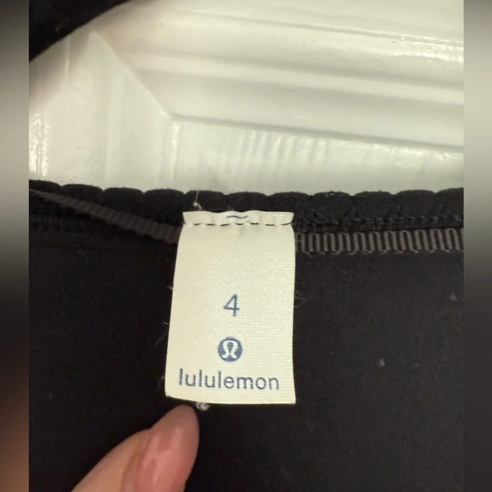 Lululemon Athletica Full freedom black wrap long sleeve